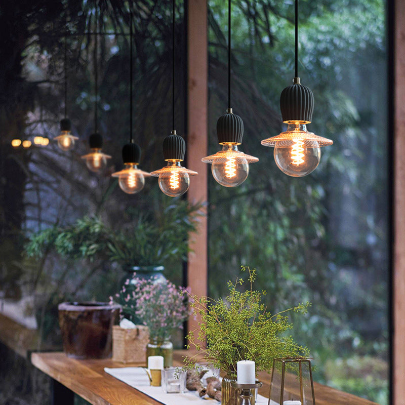 Indoor Bar Pendant Light Nordic Simple Style Cement Simple Light Hanging Light Fixture