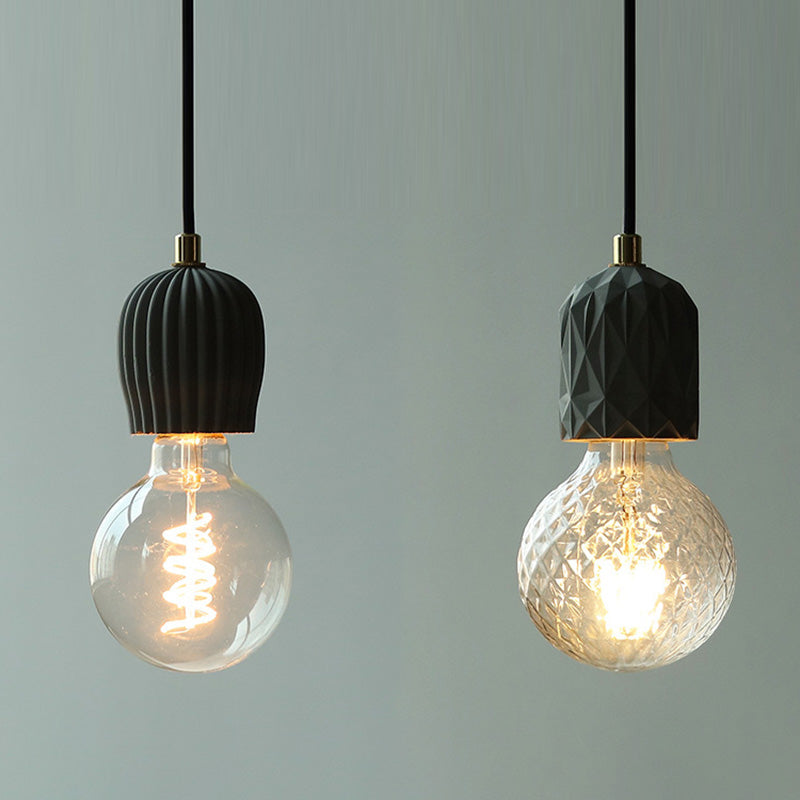 Indoor Bar Pendant Light Nordic Simple Style Cement Simple Light Hanging Light Fixture