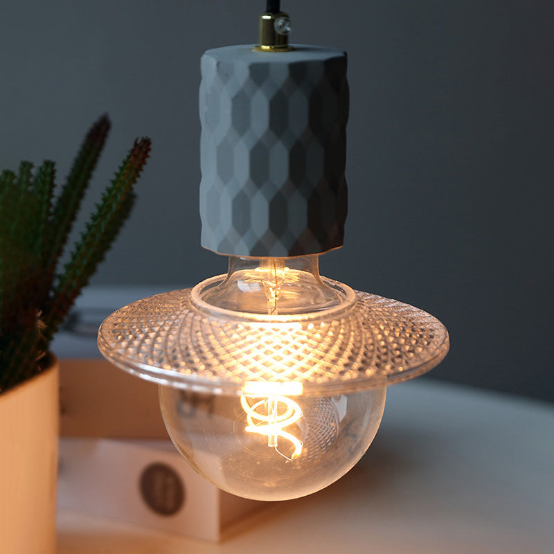 Indoor Bar Pendant Light Nordic Simple Style Cement Simple Light Hanging Light Fixture