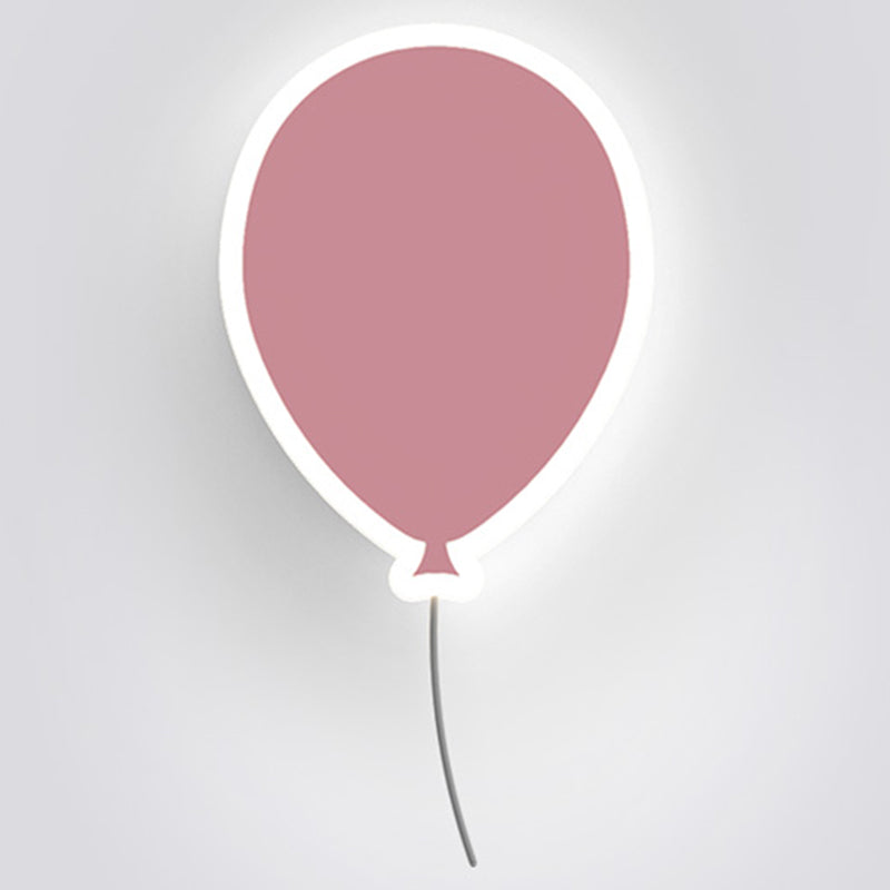 Speciale a parete a LED semplice macaron forma nuvola di supporto a parete in metallo lampada