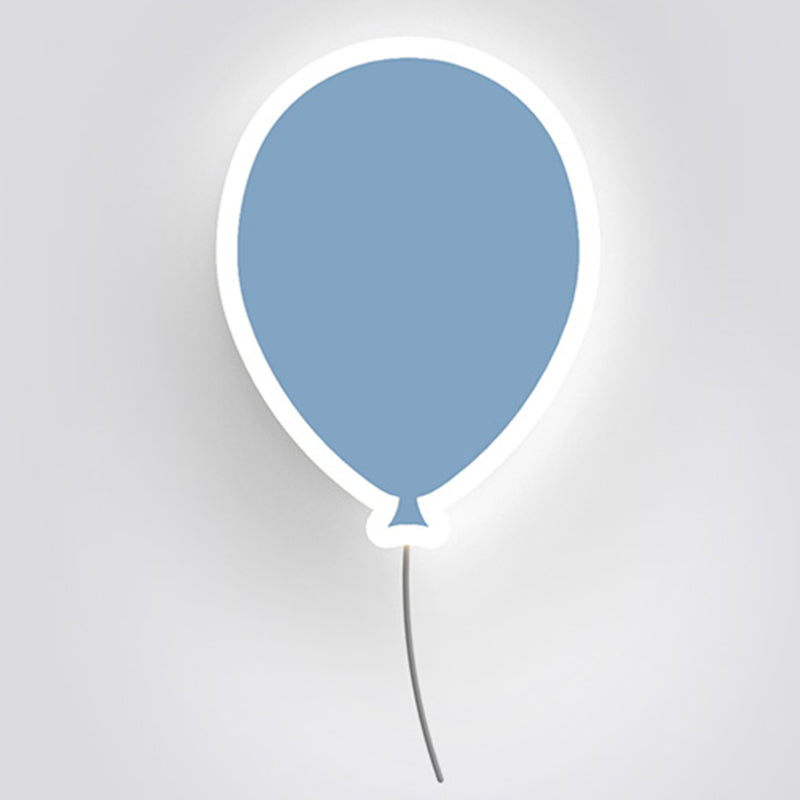 Speciale a parete a LED semplice macaron forma nuvola di supporto a parete in metallo lampada