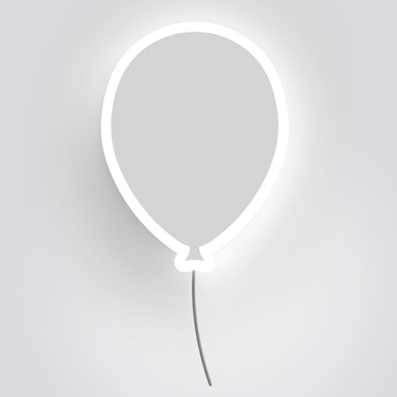 Speciale a parete a LED semplice macaron forma nuvola di supporto a parete in metallo lampada