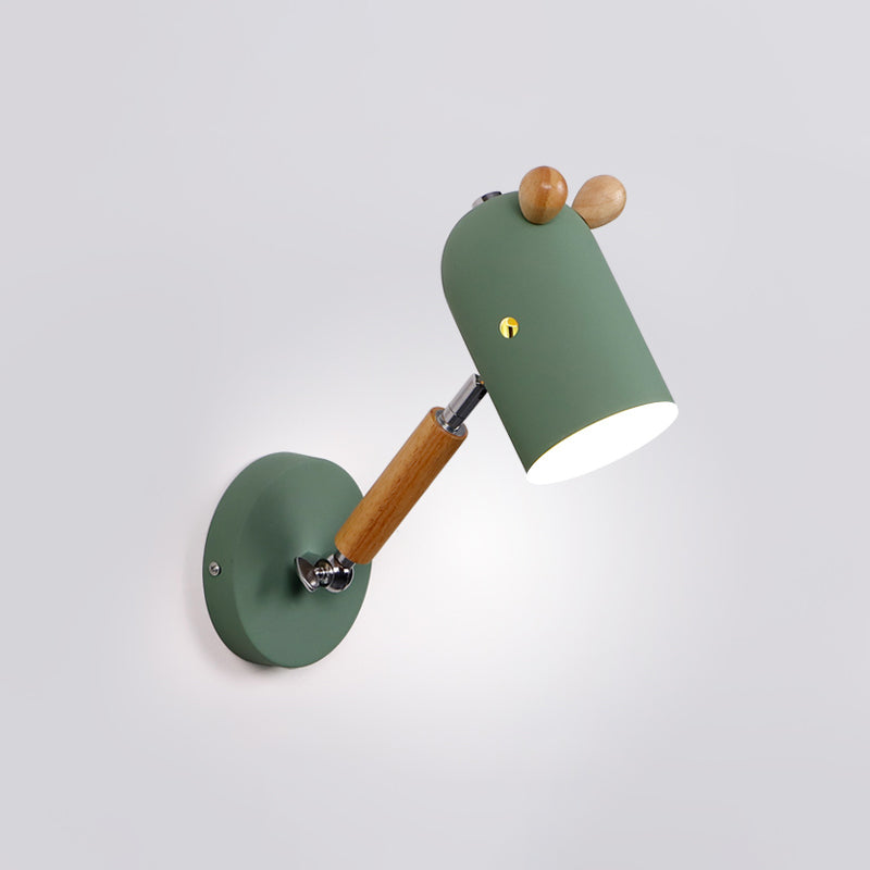 Light Aibture a monte della parete in metallo semplice stile moderno 1 luce da parete interno a parete