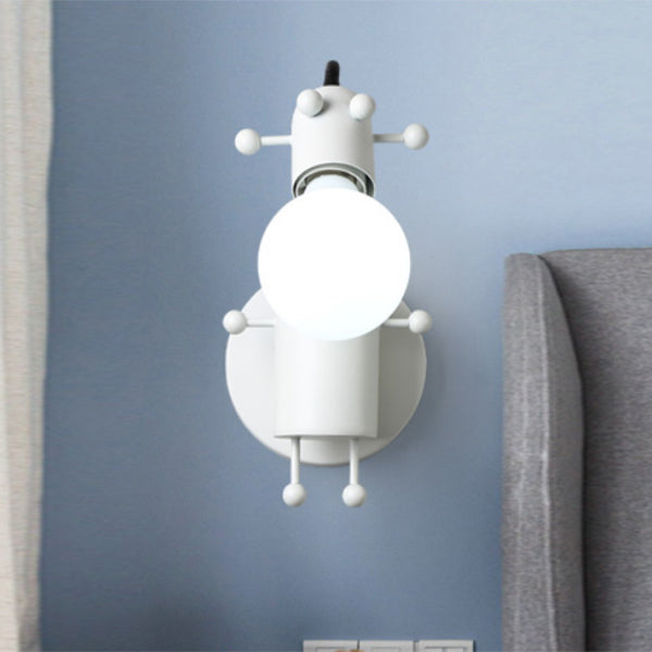 Light Aibture a monte della parete in metallo semplice stile moderno 1 luce da parete interno a parete