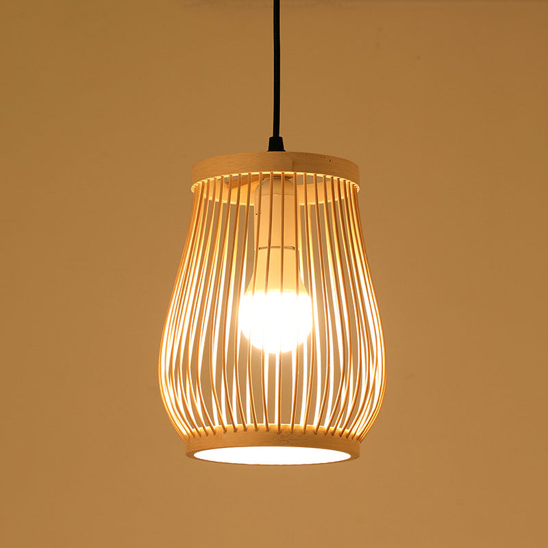 Chinesische Anhänger Beleuchtungskörper Rattan Hanges Licht mit hängenden Kabel für das Restaurant