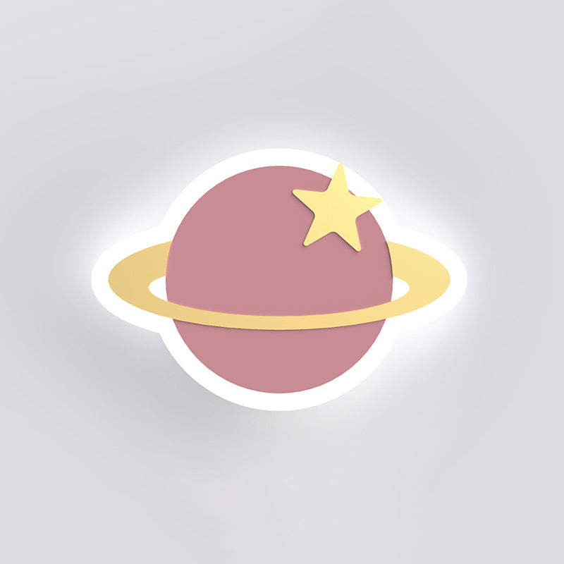 Metal Macaron Color Spliques Splone Cloud Forma LED de estilo de montaje de pared de estilo simple