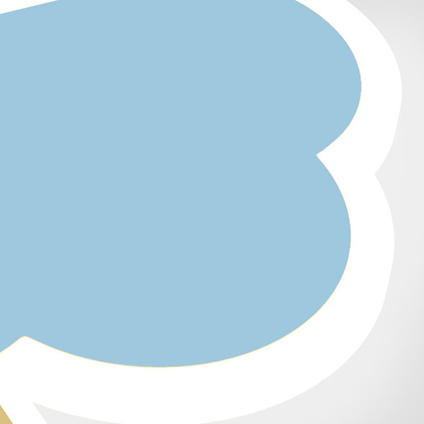 Metal Macaron Color Spliques Splone Cloud Forma LED de estilo de montaje de pared de estilo simple