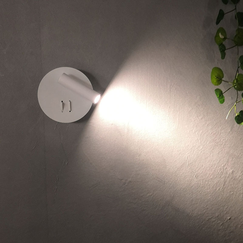 Minimalismo moderno Pronzo della parete domestica con ombra acrilica per camera da letto