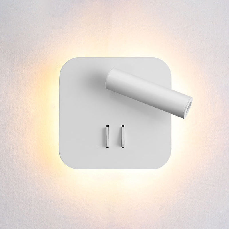 Minimalismo moderno Pronzo della parete domestica con ombra acrilica per camera da letto