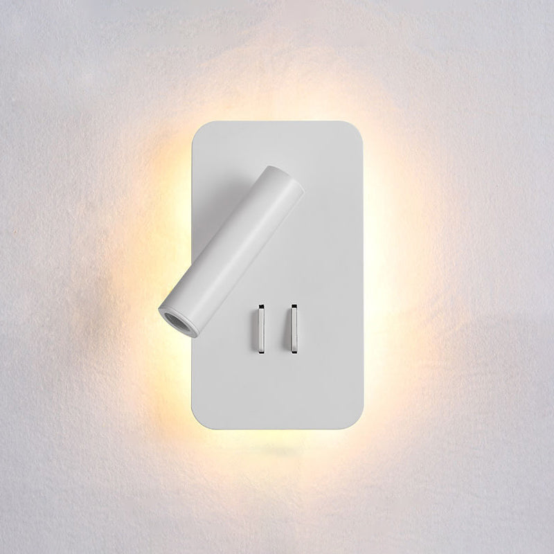 Minimalismo moderno Pronzo della parete domestica con ombra acrilica per camera da letto