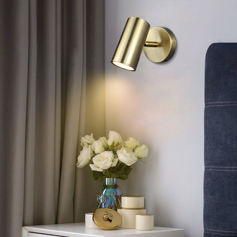 Luce di applique a parete di semplicità moderna con una chiara tonalità acrilica per camera da letto