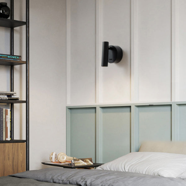 Armed Wall Sconce Light Modern Metal Wall Light with Acrylic Shade for Bedroom