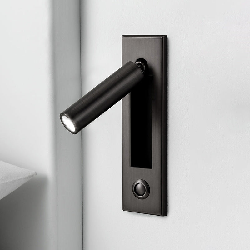 Semplicità contemporanea luce regolabile a parete luce con ombra acrilica per camera da letto