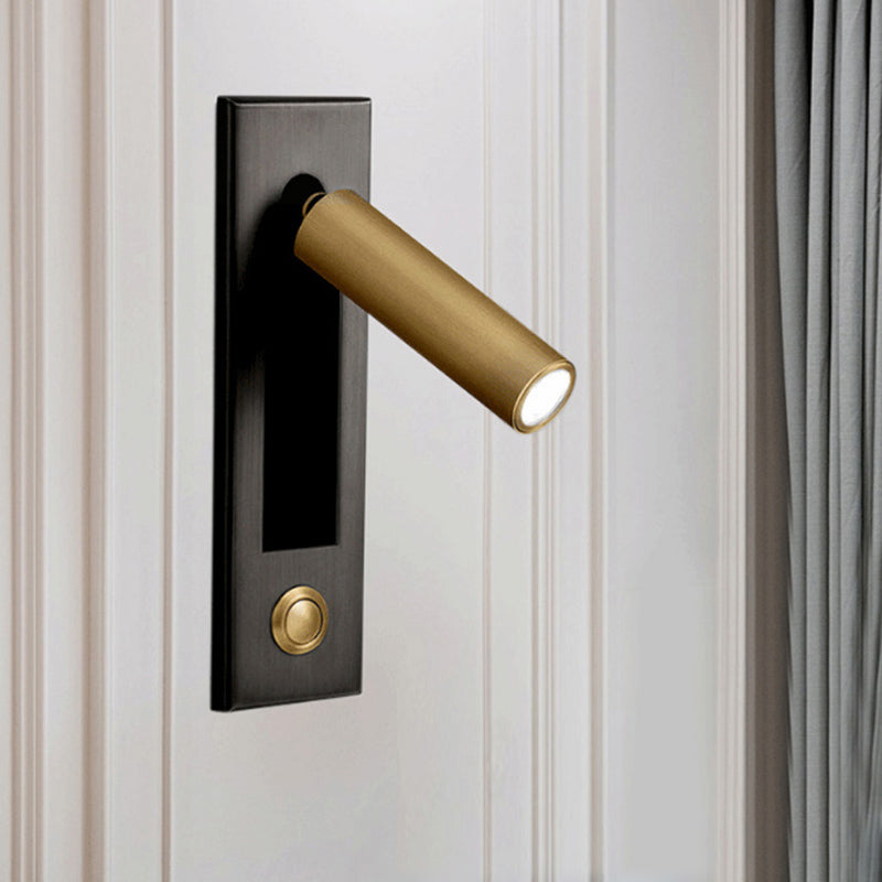 Semplicità contemporanea luce regolabile a parete luce con ombra acrilica per camera da letto