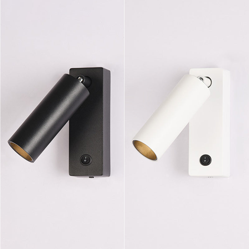 Modern Style Adjustable Wall Sconce Light with Acrylic Shade for Bedroom