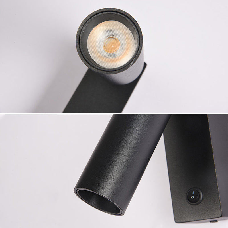 Modern Style Adjustable Wall Sconce Light with Acrylic Shade for Bedroom