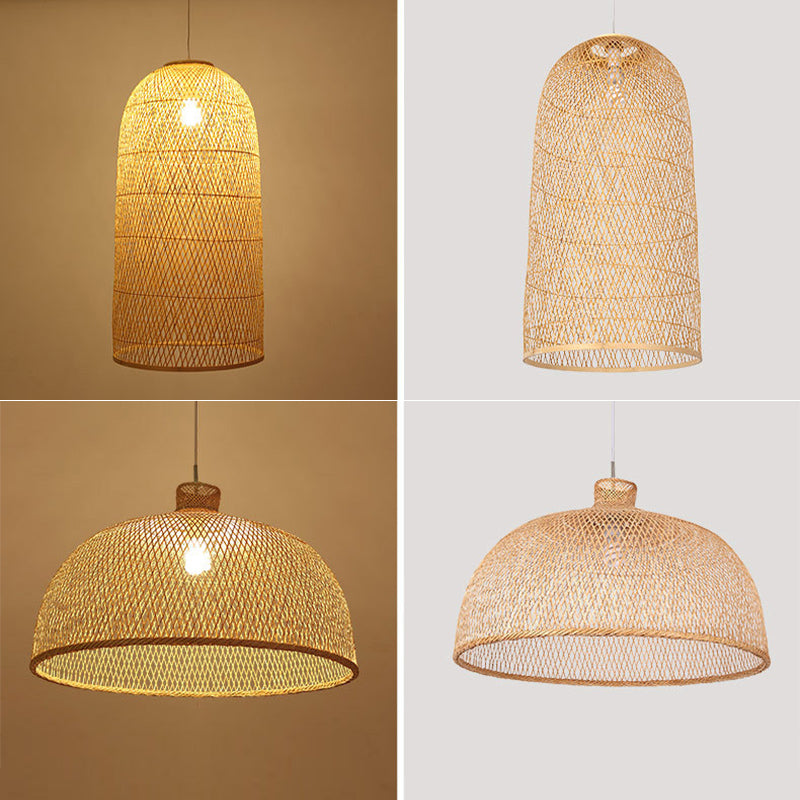 Chinesische Anhänger Beleuchtungskörper Rattan Hanges Licht mit hängenden Kabel für das Restaurant