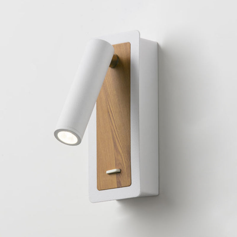 Estilo moderno Simple Black & White All Sponce Light con sombra acrílica para el dormitorio