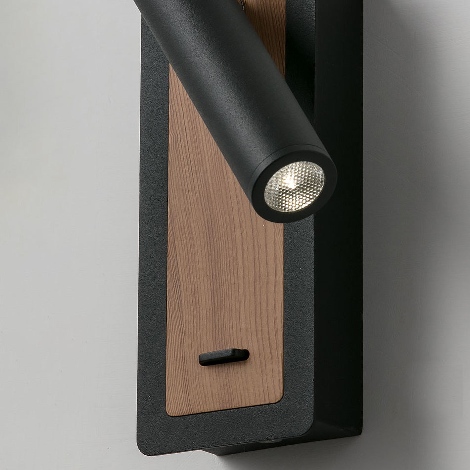 Estilo moderno Simple Black & White All Sponce Light con sombra acrílica para el dormitorio