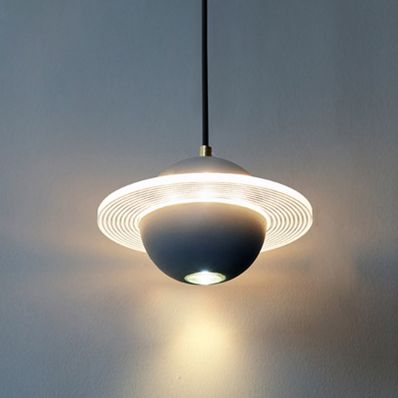 Planet Shape Chandelier Light Nordic Modern Style LED Hanging Light Fixture For Living Room