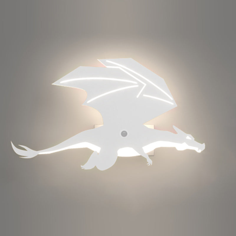 Dinosaurusvorm IJzeren Wall SCONCE LICHT Licht Simple Moderne stijl LED BUITEN WANDEL MOUT LIMMUTER