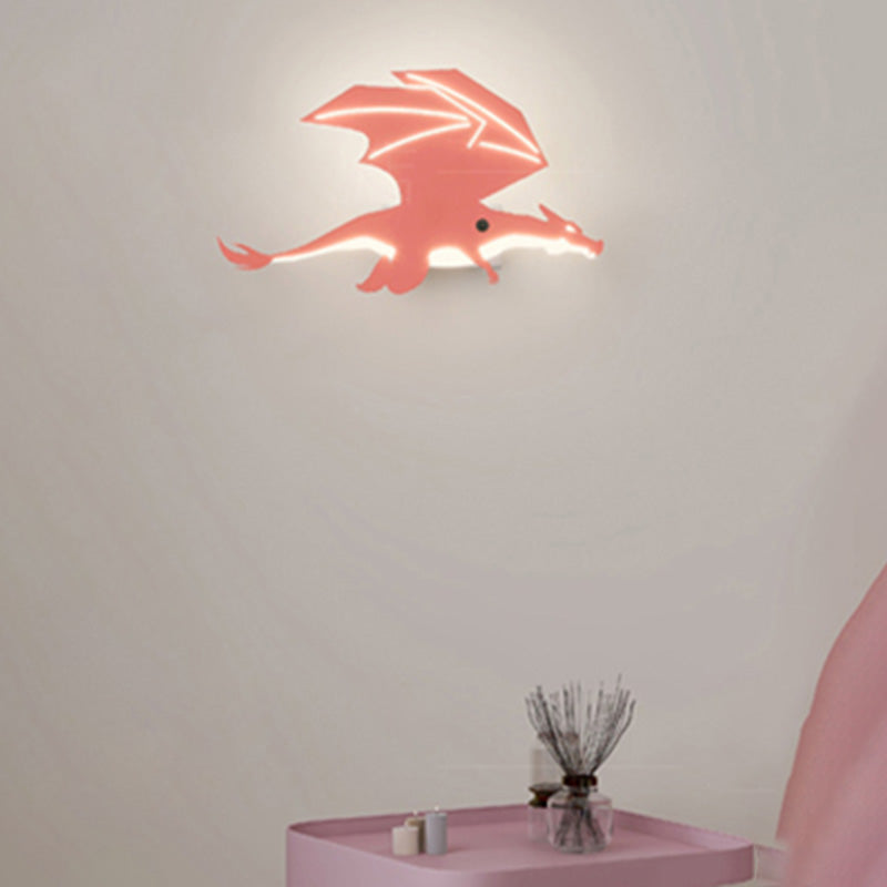 Dinosaurusvorm IJzeren Wall SCONCE LICHT Licht Simple Moderne stijl LED BUITEN WANDEL MOUT LIMMUTER