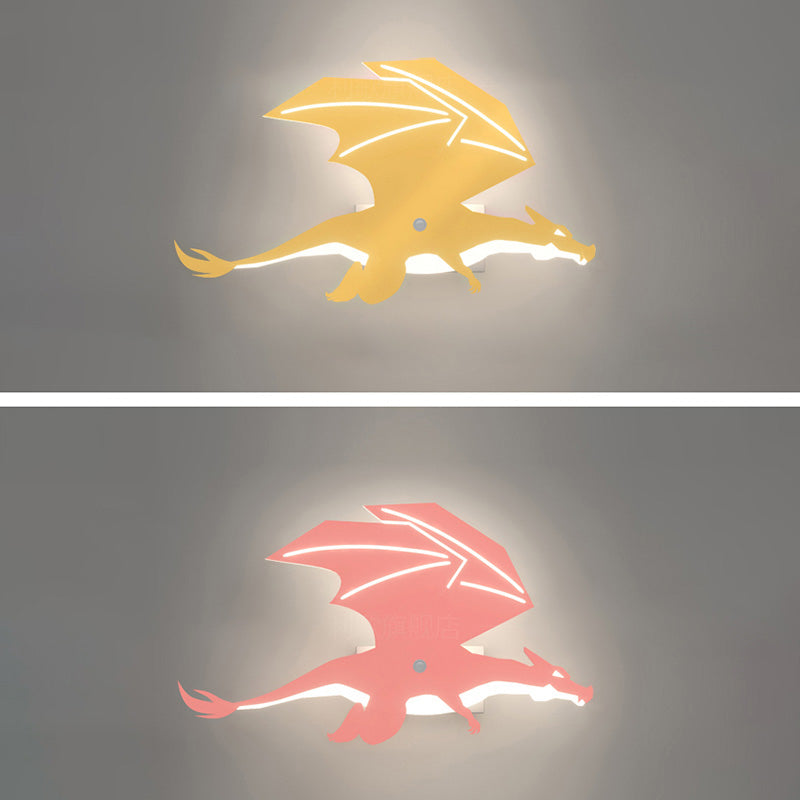 Dinosaurusvorm IJzeren Wall SCONCE LICHT Licht Simple Moderne stijl LED BUITEN WANDEL MOUT LIMMUTER