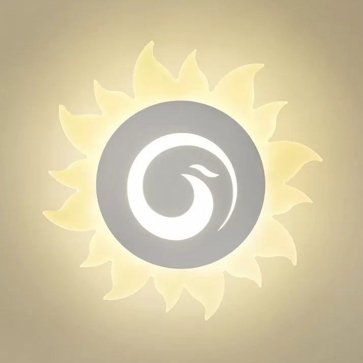 Flat Hallway Stair Wall Sconce Acrylic Lovely Modern LED Wall Light in White