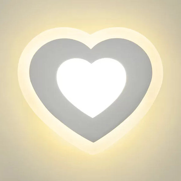 Corridoio piatto scale sconde acrilico adorabile luce da parete a led moderna in bianco