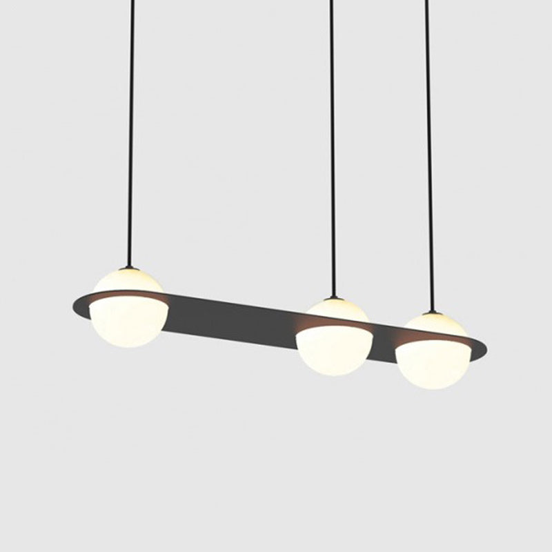Globe Pendant Light Modern Kitchen Island Lighting Glass Island Light Fixture