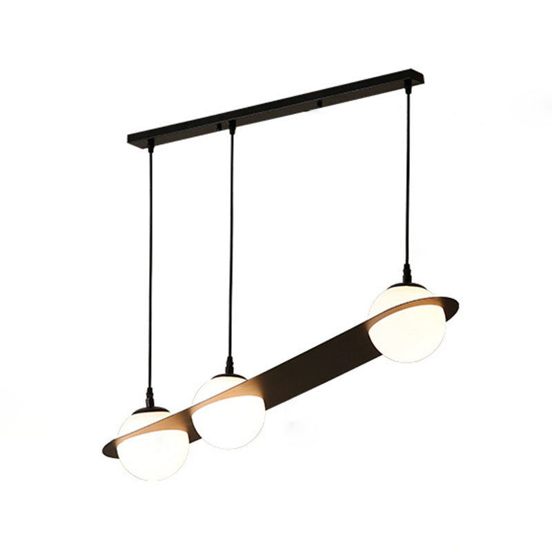 Globe Pendant Light Modern Kitchen Island Lighting Glass Island Light Fixture
