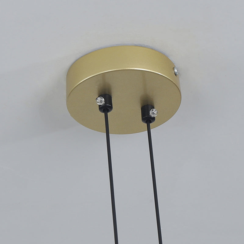 Lampada del lampadario in metallo moderno nordico Lampada a LED LED Isola Ciondolo per sala da pranzo