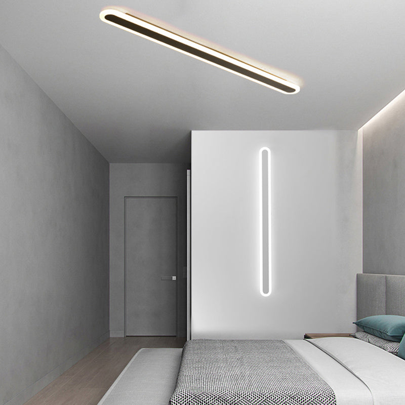 Luces de pared de sombra lineal de metal Modern Simple Simple 1 Head Wall Mount Adcesión