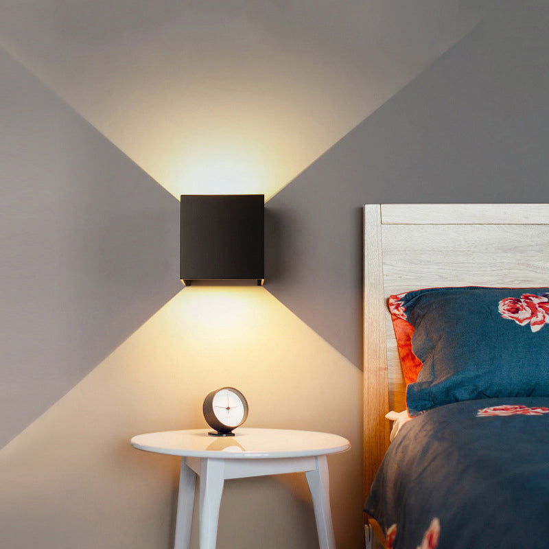 Geometric Shade Wall Lighting Modern Simple Metal Style 1 Light Wall Light