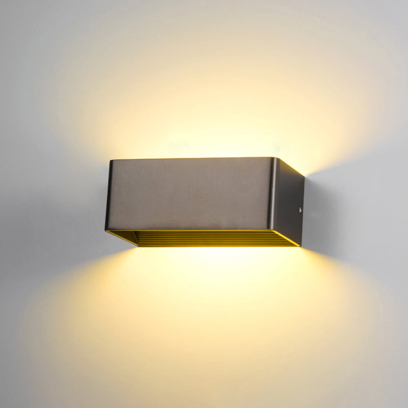 Geometric Shade Wall Lighting Modern Simple Metal Style 1 Light Wall Light