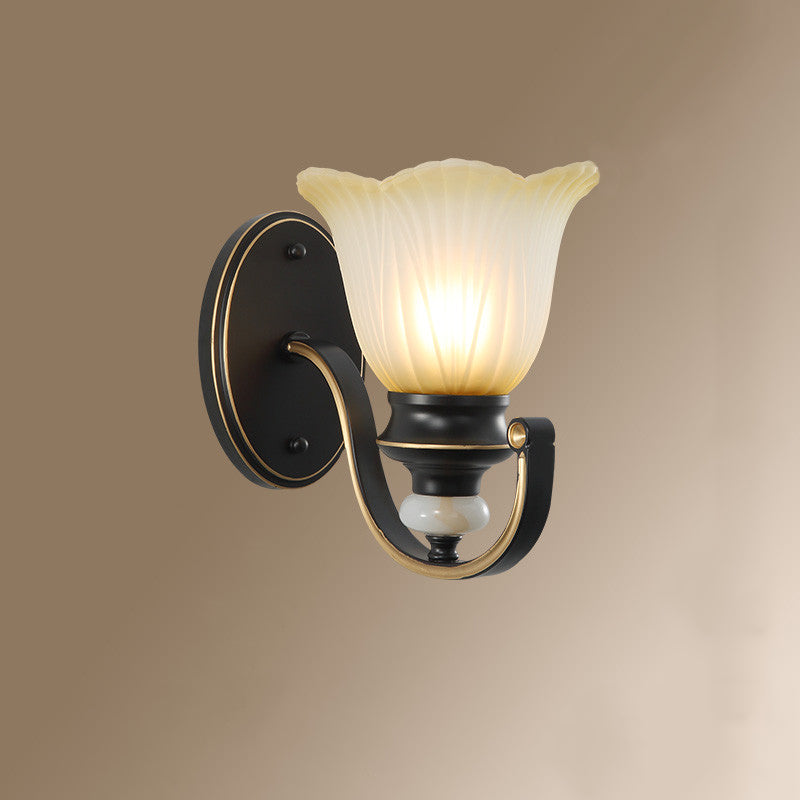 Multi-Shades-Wandbeleuchtung moderner einfacher Glasstil 1 Lichtwandlicht