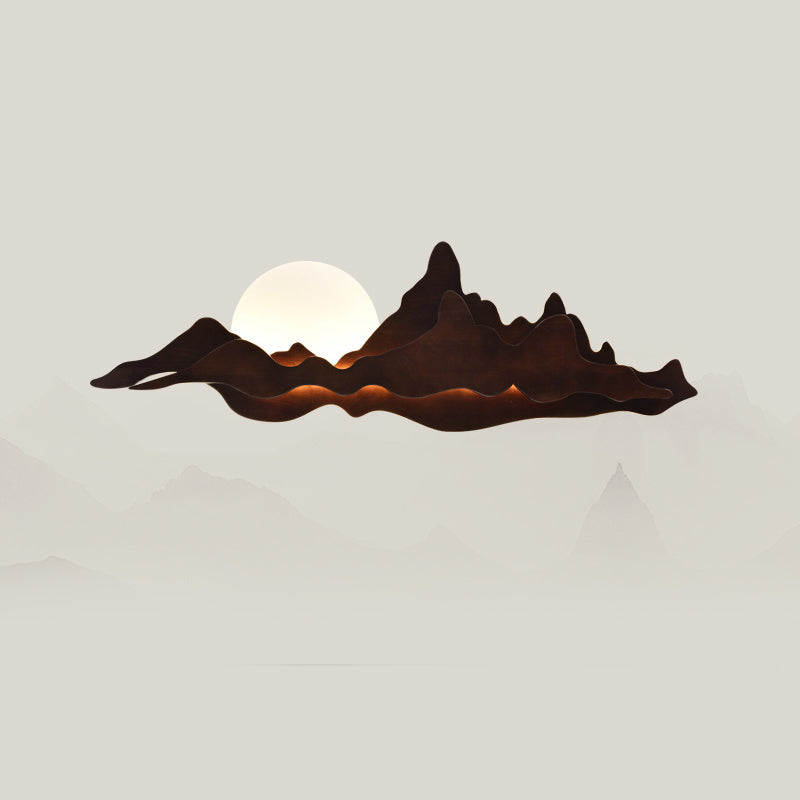 Lampade a 1 lutto Minimalismo in legno Lampade per la lampada da parete da tè lampada da parete