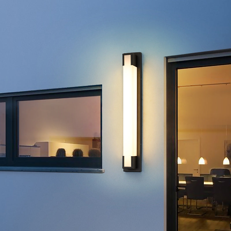 Lampada da montaggio a parete rettangolare per il balcone per balcone per balcone.