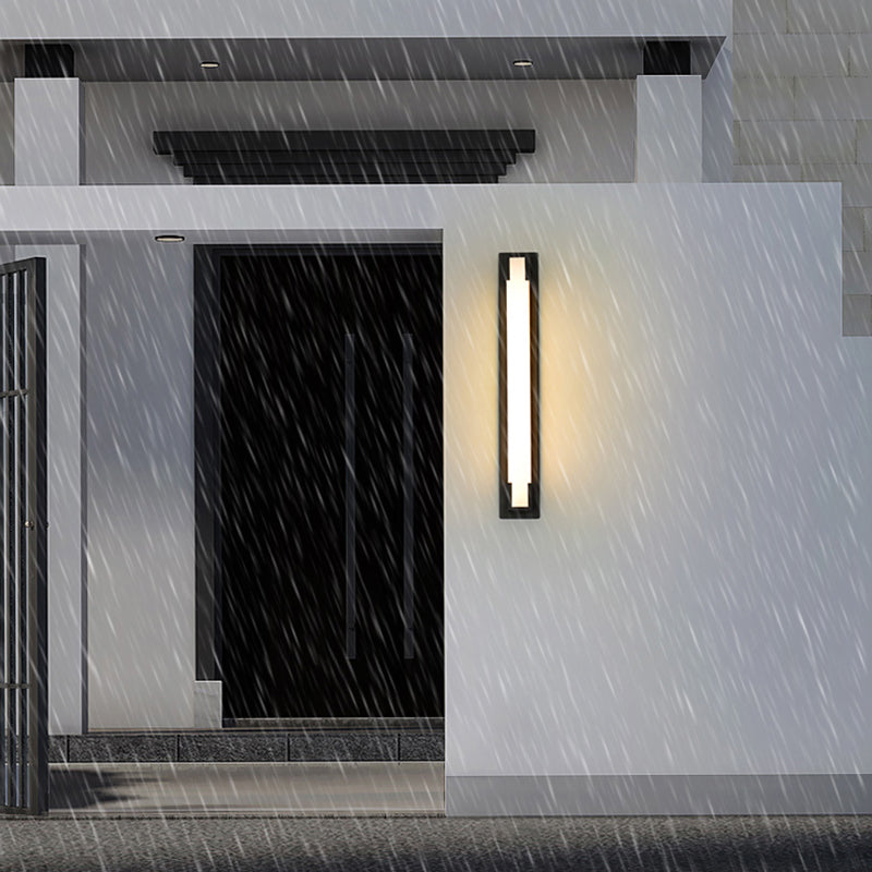 Lampada da montaggio a parete rettangolare per il balcone per balcone per balcone.