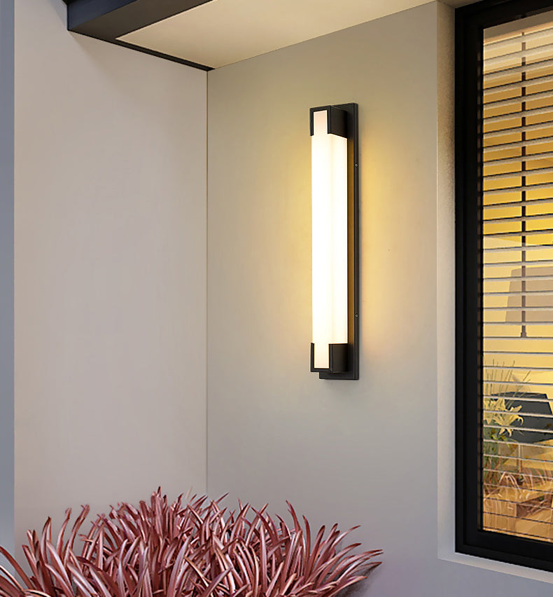 Lampada da montaggio a parete rettangolare per il balcone per balcone per balcone.