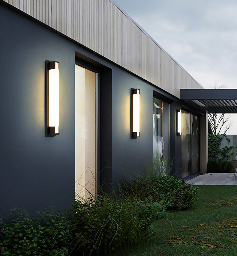 Lampada da montaggio a parete rettangolare per il balcone per balcone per balcone.