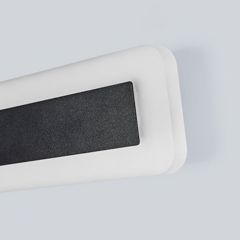 Luci da parete in metallo in metallo Moderno 1 Fun a monte della testa a parete con finitura nera