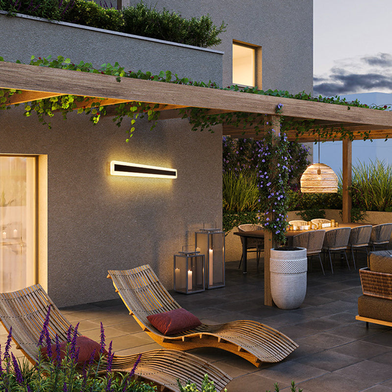 Luci da parete in metallo in metallo Moderno 1 Fun a monte della testa a parete con finitura nera