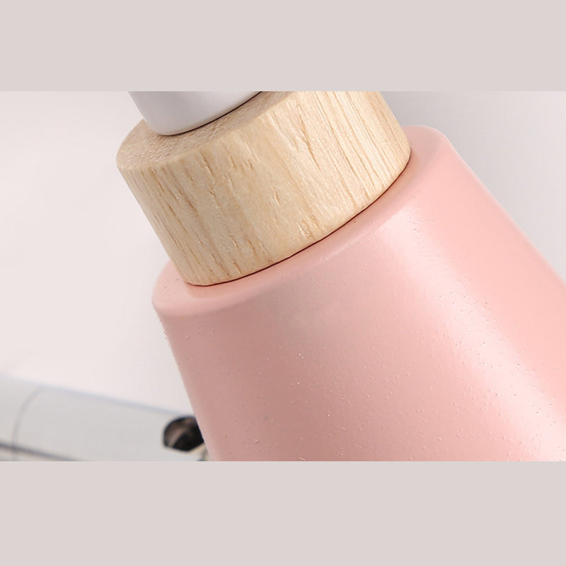 1-Light Geometric Shade Wall Sconce Modren Nordic Macarons Style Metal Wall Lighting