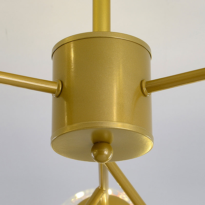 Modern Globe Pendant Chandelier Glass 18 Lights Chandelier for Living Room