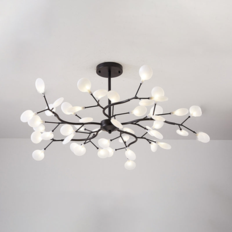 Contemporary Chandeliers Orbicular Hanging Ceiling Light Metal Orb Chandelier