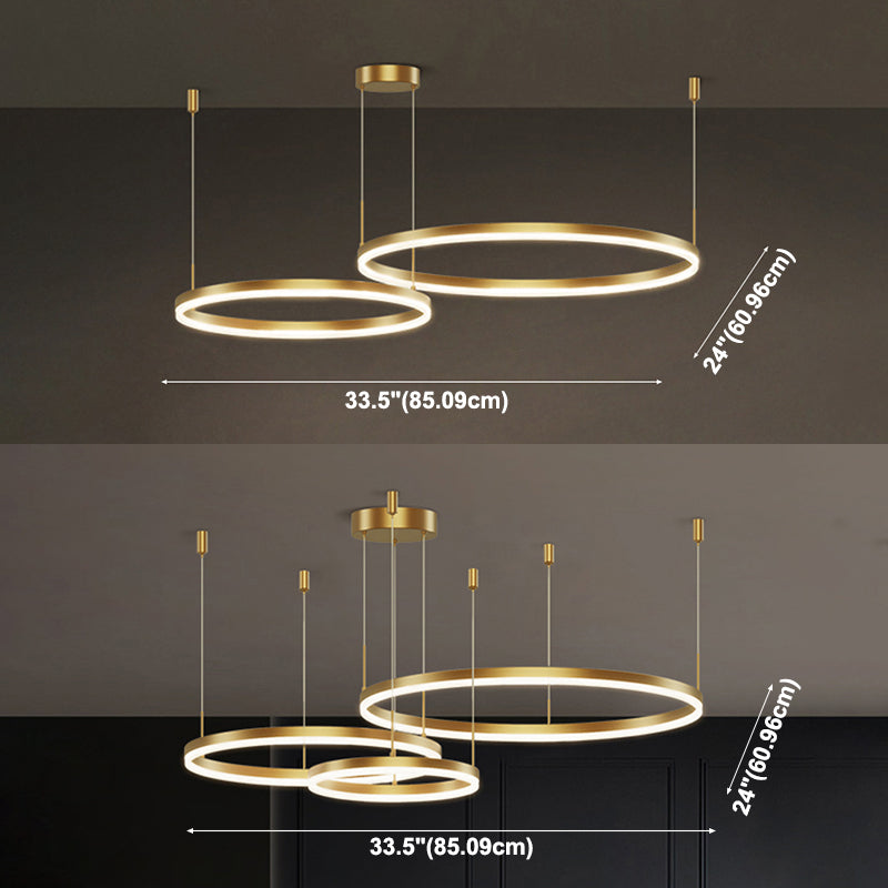 Luce di lusso semplice moderno in stile moderno Lampella a sospensione Luce per soggiorno sala da pranzo