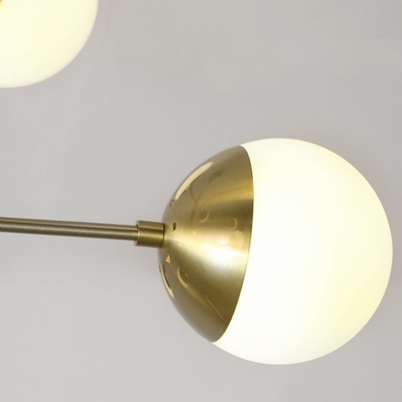 Glass Ceiling Hung Fixtures Contemporary Global Pendant Lighting for Living Room