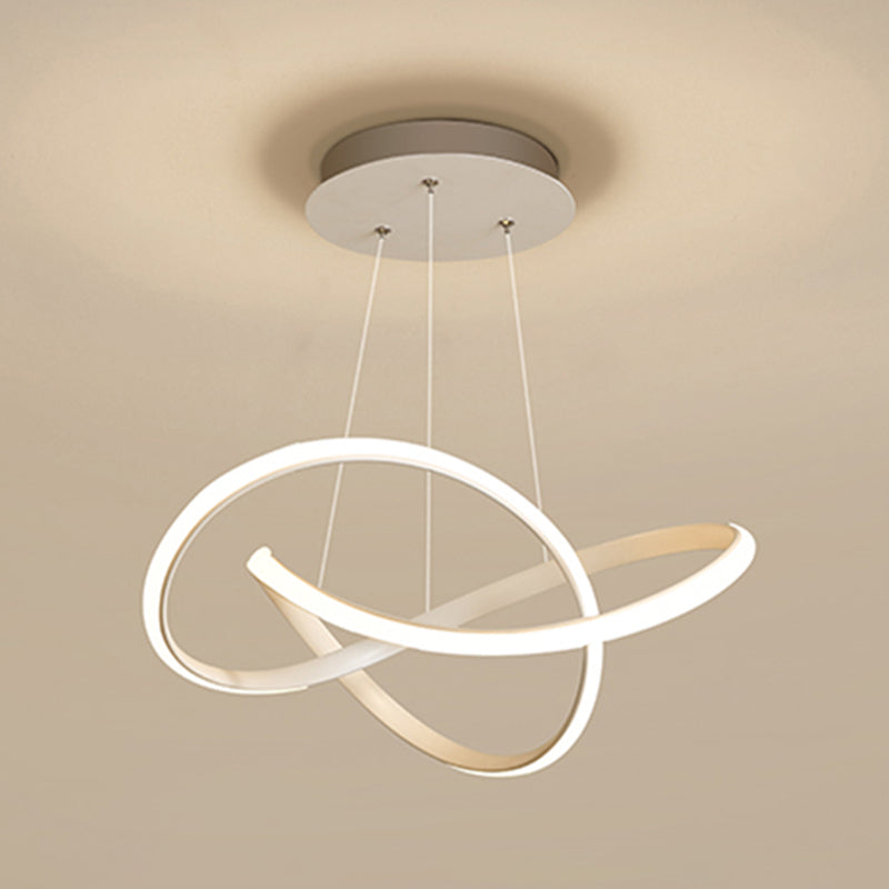 Simple Modern Characteristic Style LED Hanging Chandelier Light for Dining Room Living Room