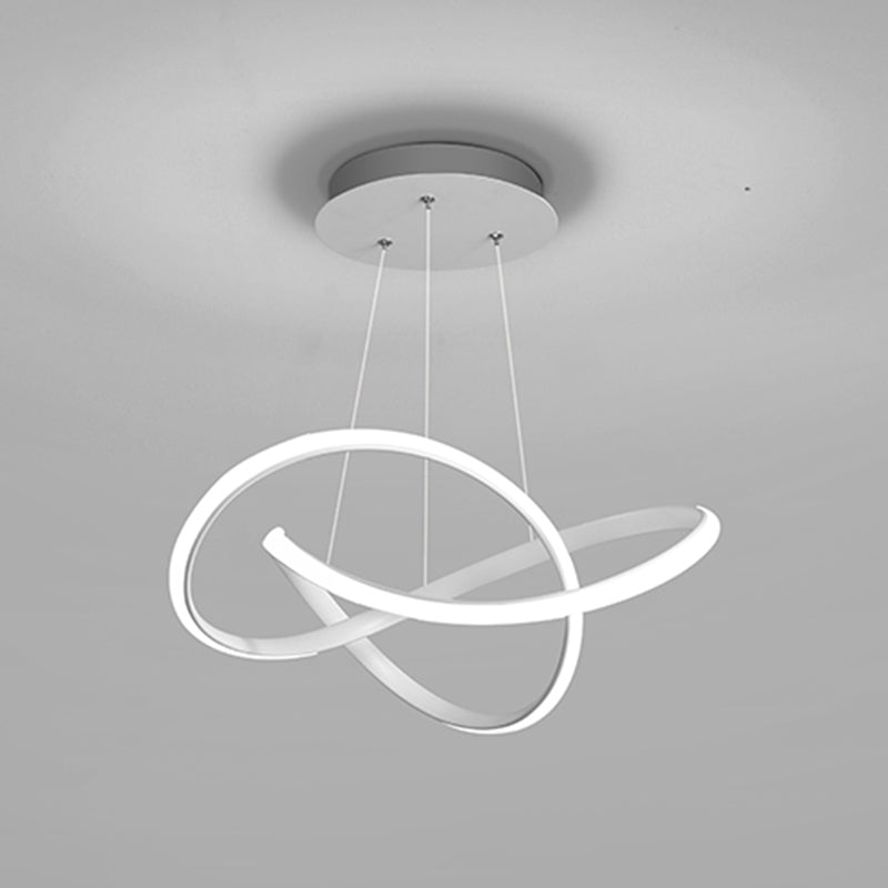 Simple Modern Characteristic Style LED Hanging Chandelier Light for Dining Room Living Room